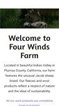 Mobile Screenshot of fourwindswool.com